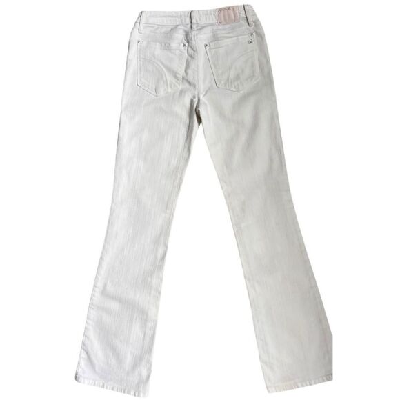 JOE’S Women’s Mid Rise Fit Flare Legs White Jeans Fit Musa Jenny Style Sise 26 - Picture 3 of 9